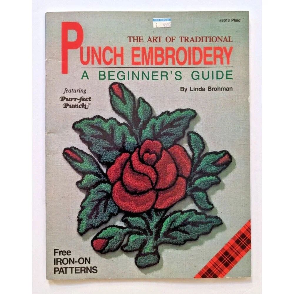 The Art of Traditional Punch Embroidery Beginner's Guide Linda Brohman Iron-Ons‎